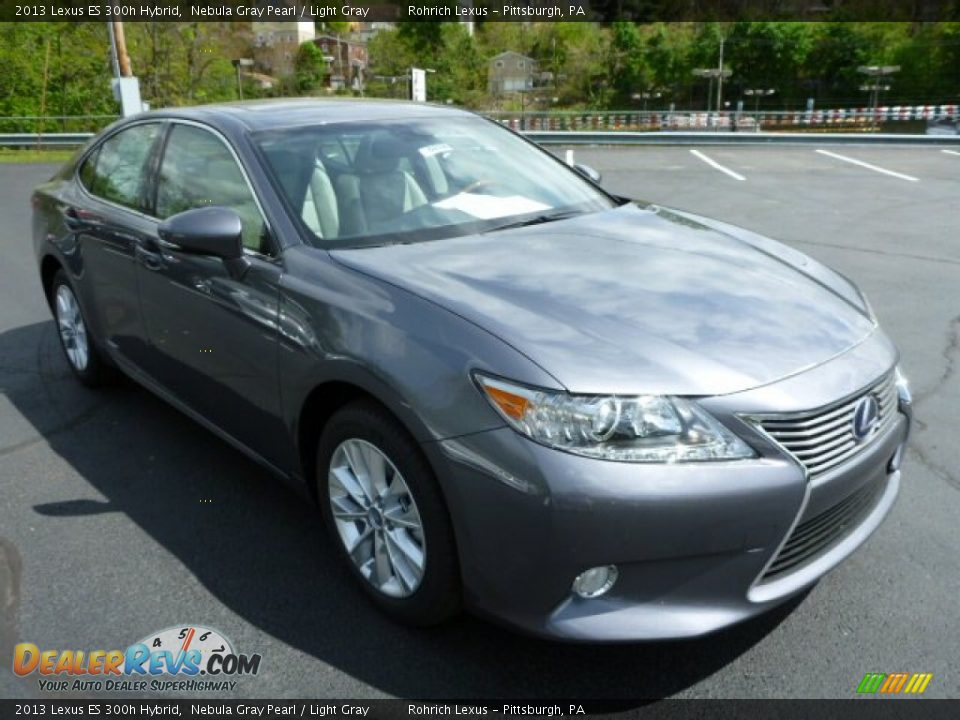 2013 Lexus ES 300h Hybrid Nebula Gray Pearl / Light Gray Photo #6