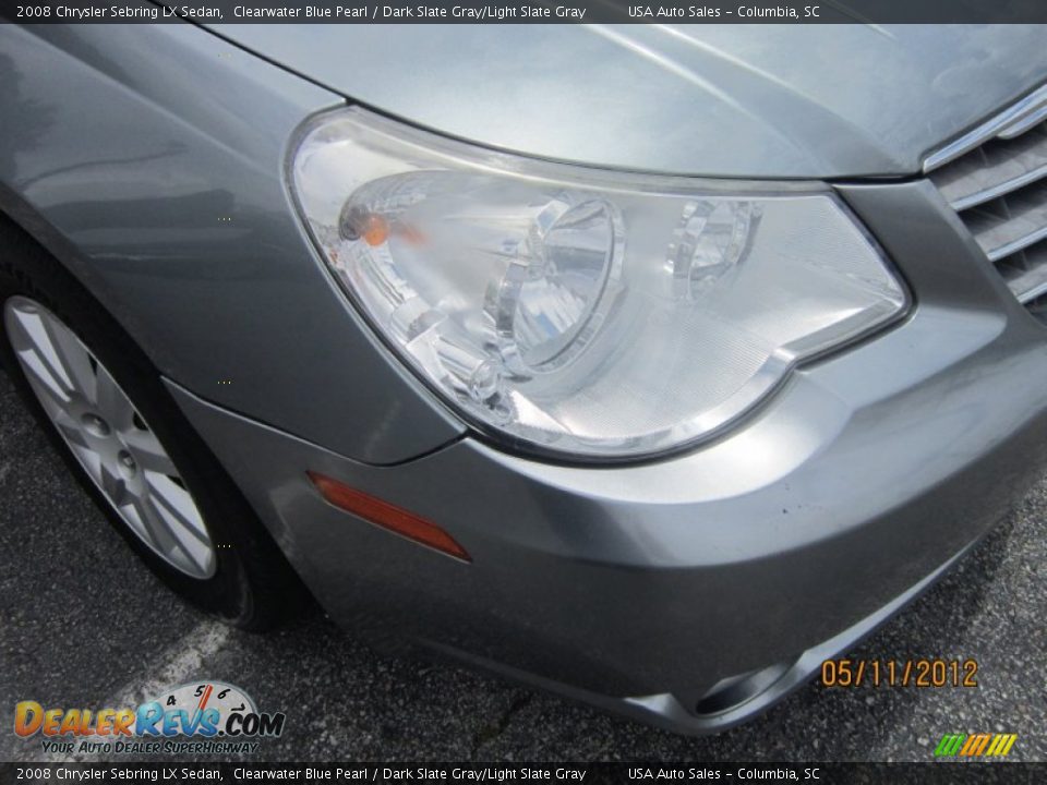 2008 Chrysler Sebring LX Sedan Clearwater Blue Pearl / Dark Slate Gray/Light Slate Gray Photo #3