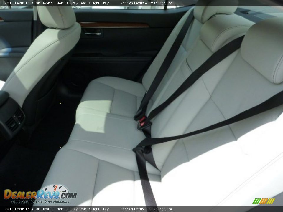 2013 Lexus ES 300h Hybrid Nebula Gray Pearl / Light Gray Photo #11