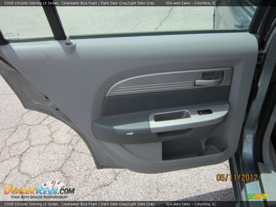 2008 Chrysler Sebring LX Sedan Clearwater Blue Pearl / Dark Slate Gray/Light Slate Gray Photo #15