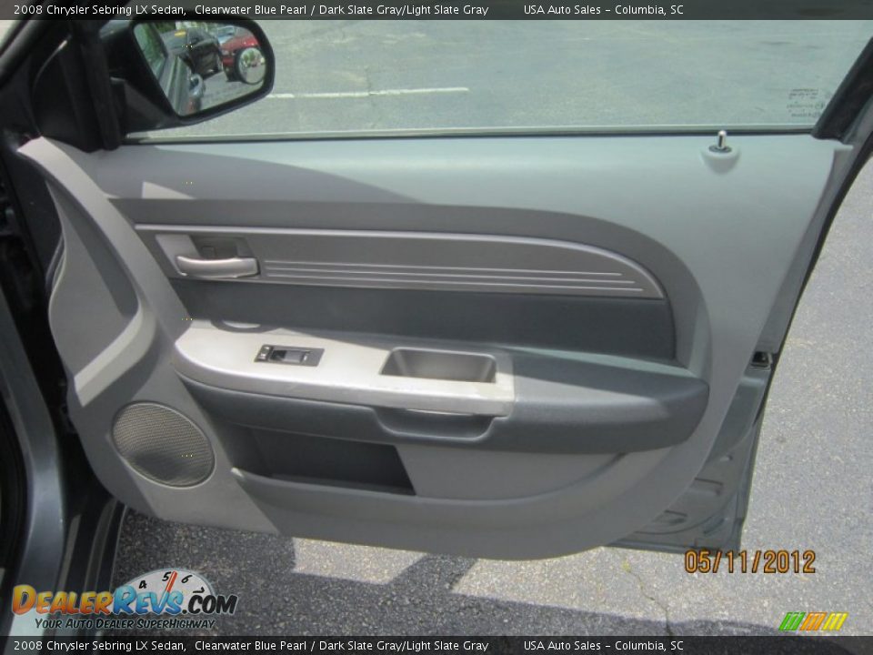 2008 Chrysler Sebring LX Sedan Clearwater Blue Pearl / Dark Slate Gray/Light Slate Gray Photo #17
