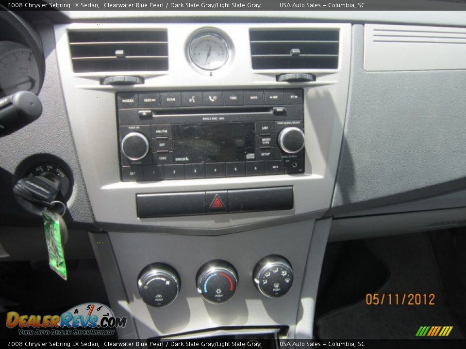 2008 Chrysler Sebring LX Sedan Clearwater Blue Pearl / Dark Slate Gray/Light Slate Gray Photo #21