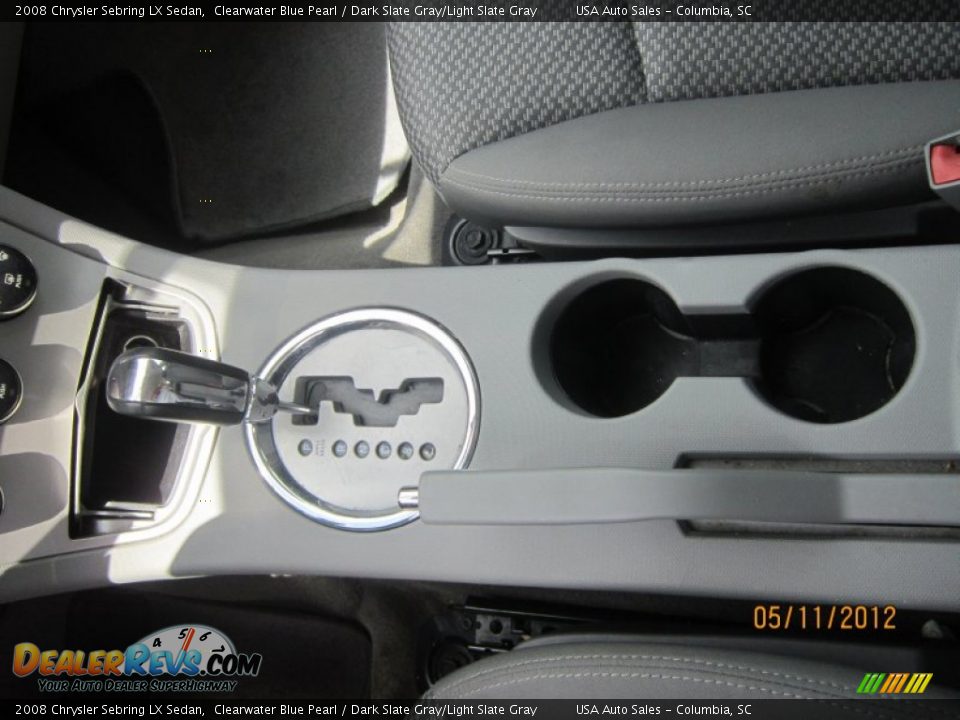 2008 Chrysler Sebring LX Sedan Clearwater Blue Pearl / Dark Slate Gray/Light Slate Gray Photo #22