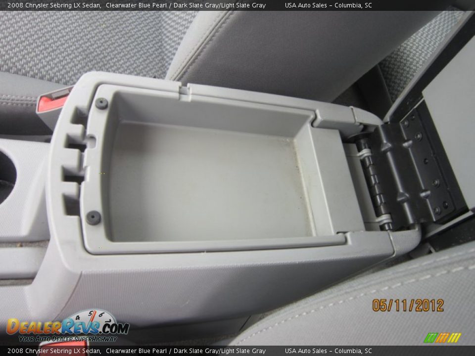 2008 Chrysler Sebring LX Sedan Clearwater Blue Pearl / Dark Slate Gray/Light Slate Gray Photo #25