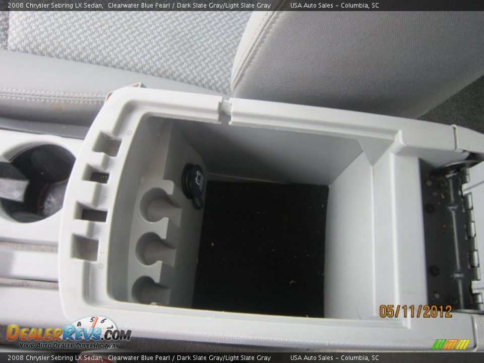 2008 Chrysler Sebring LX Sedan Clearwater Blue Pearl / Dark Slate Gray/Light Slate Gray Photo #26