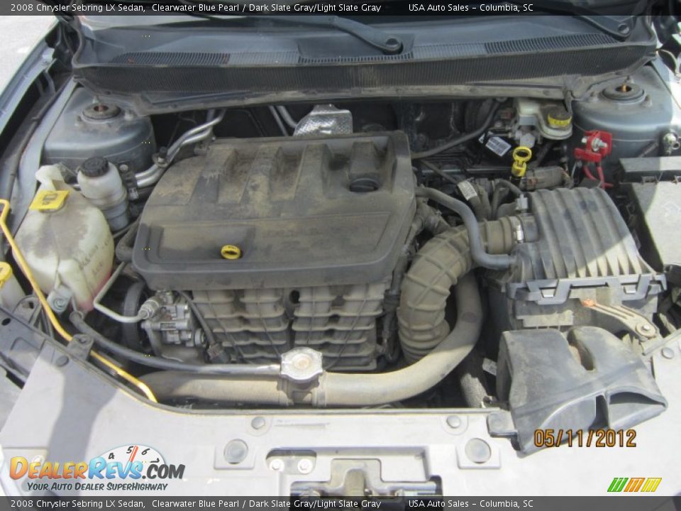 2008 Chrysler Sebring LX Sedan Clearwater Blue Pearl / Dark Slate Gray/Light Slate Gray Photo #27