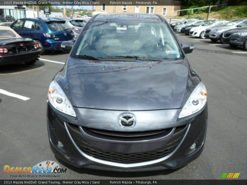 2013 Mazda MAZDA5 Grand Touring Meteor Gray Mica / Sand Photo #10