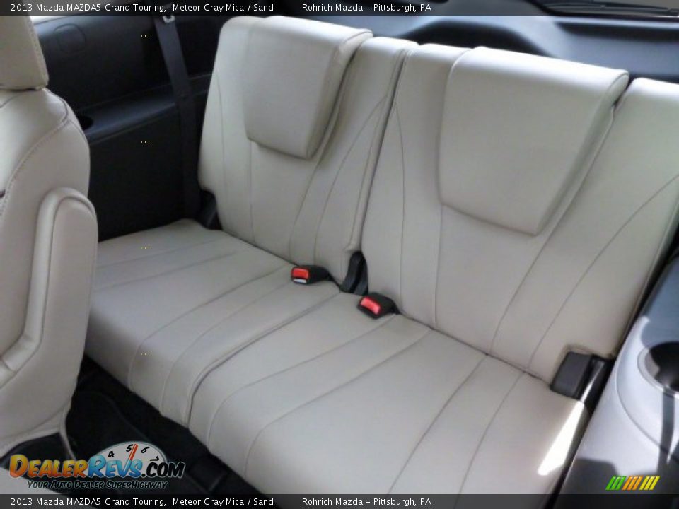 2013 Mazda MAZDA5 Grand Touring Meteor Gray Mica / Sand Photo #14
