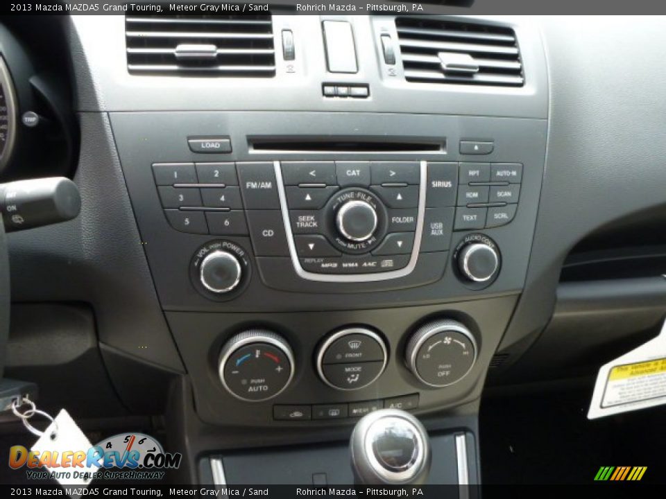 2013 Mazda MAZDA5 Grand Touring Meteor Gray Mica / Sand Photo #18