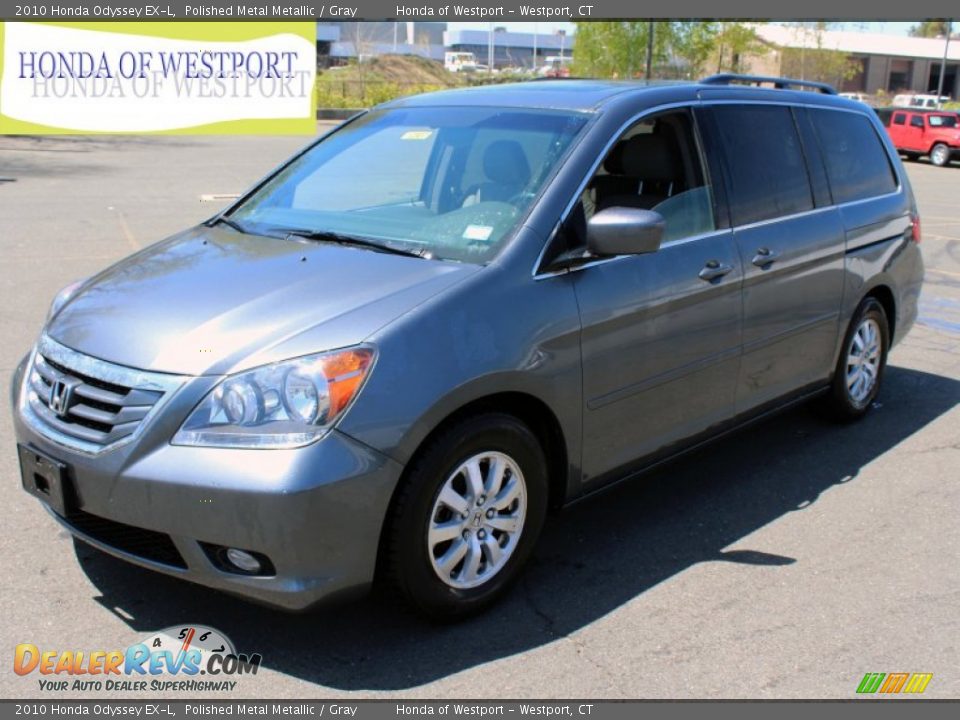 2010 Honda Odyssey EX-L Polished Metal Metallic / Gray Photo #1