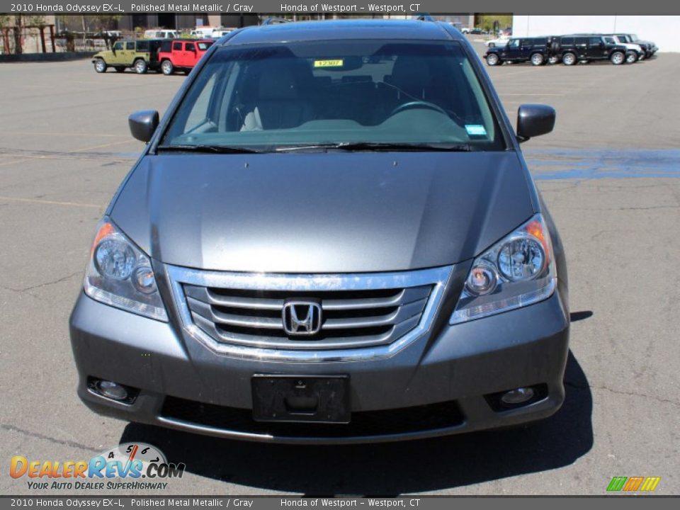 2010 Honda Odyssey EX-L Polished Metal Metallic / Gray Photo #2