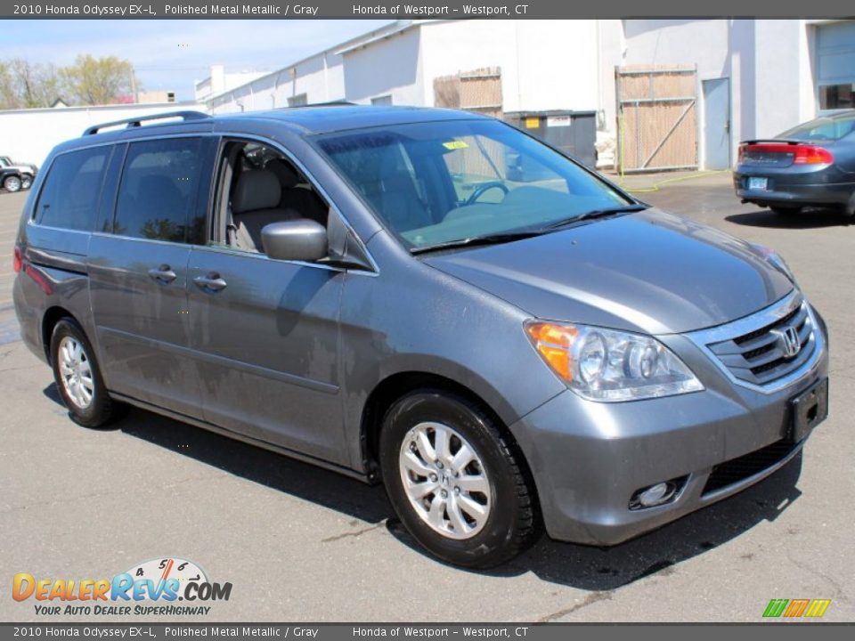 2010 Honda Odyssey EX-L Polished Metal Metallic / Gray Photo #3