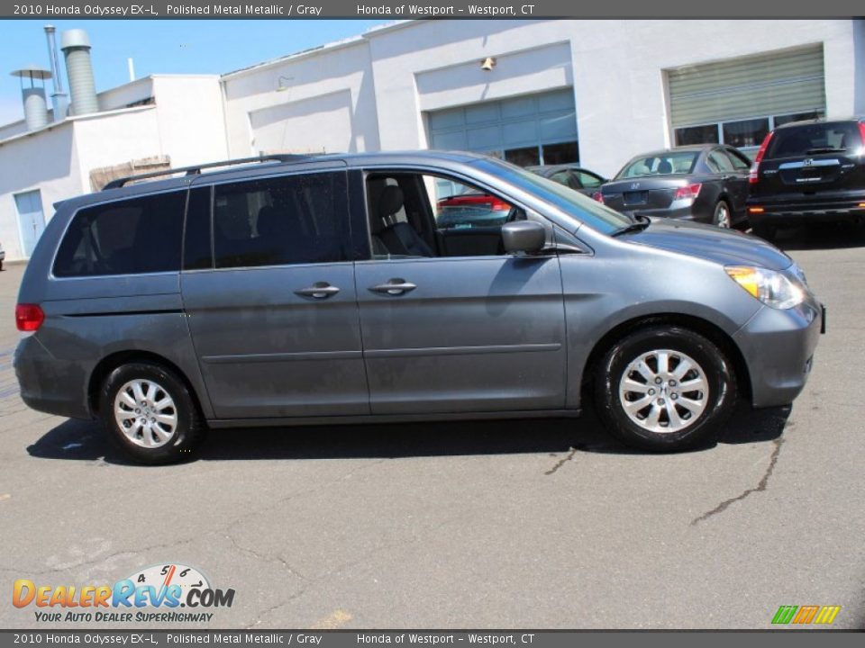 2010 Honda Odyssey EX-L Polished Metal Metallic / Gray Photo #4