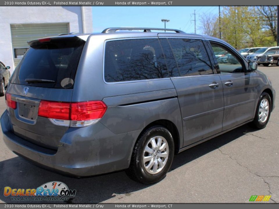 2010 Honda Odyssey EX-L Polished Metal Metallic / Gray Photo #6