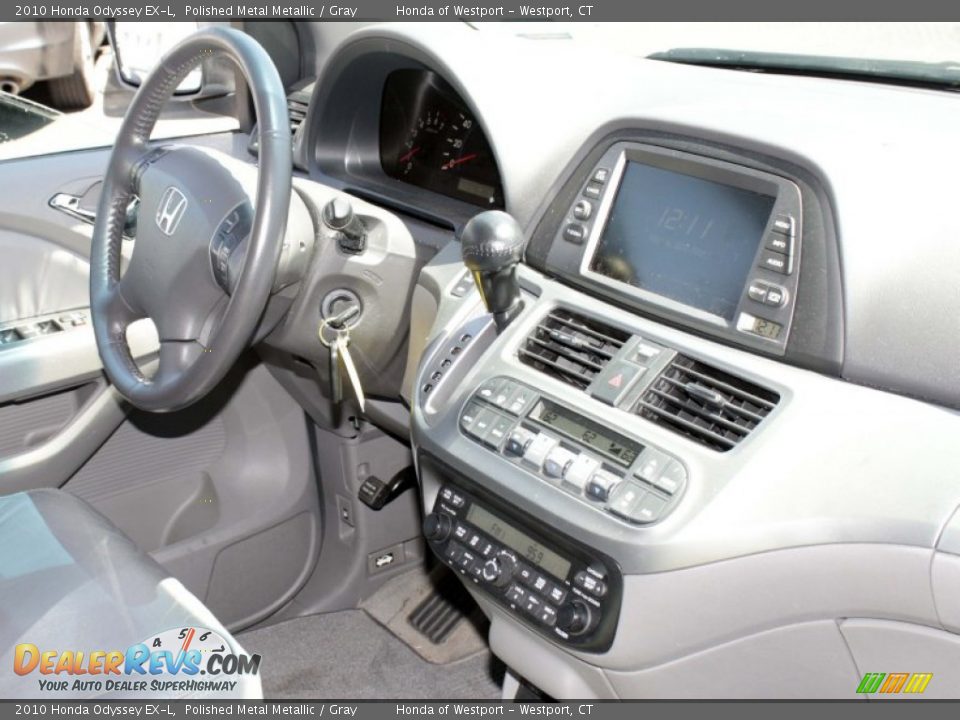 2010 Honda Odyssey EX-L Polished Metal Metallic / Gray Photo #9