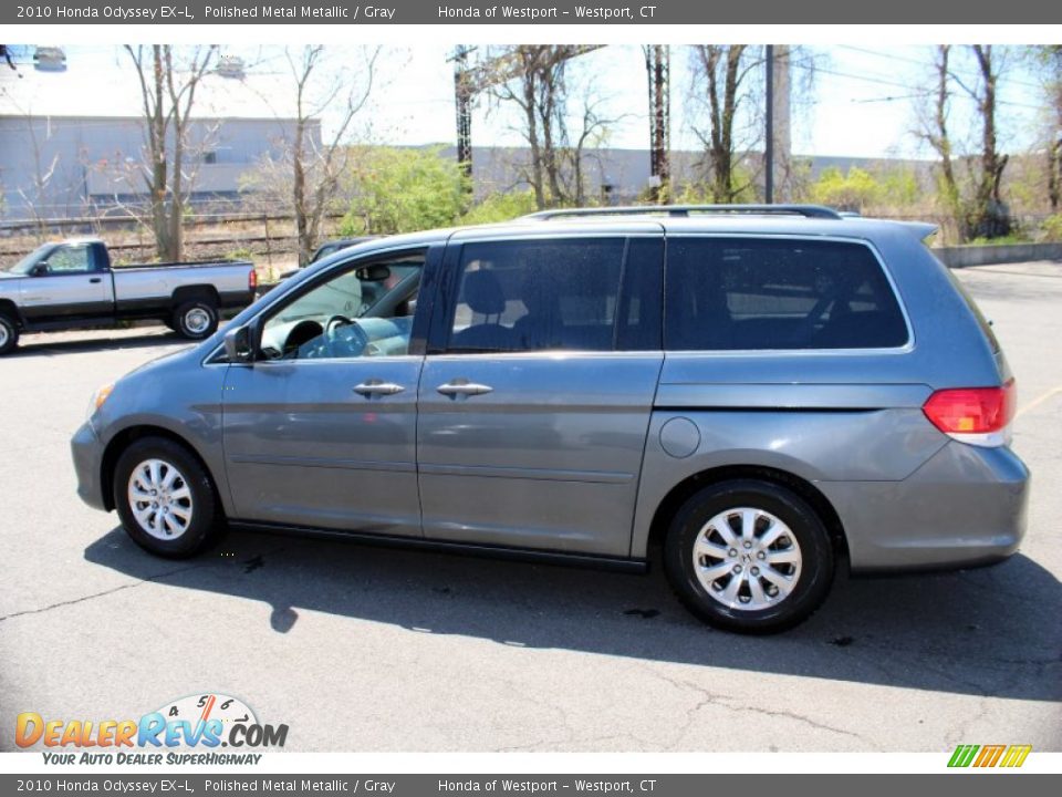 2010 Honda Odyssey EX-L Polished Metal Metallic / Gray Photo #11