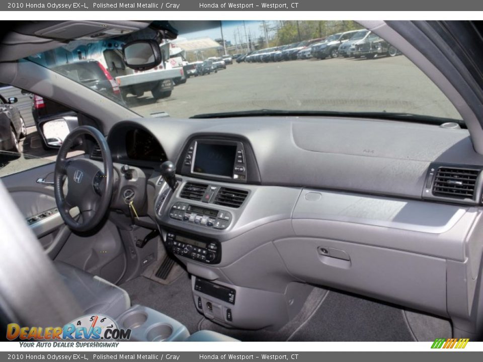 2010 Honda Odyssey EX-L Polished Metal Metallic / Gray Photo #12