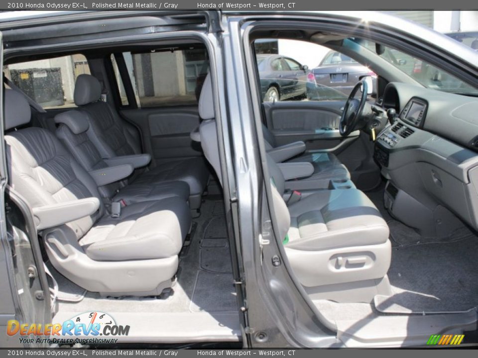 2010 Honda Odyssey EX-L Polished Metal Metallic / Gray Photo #13