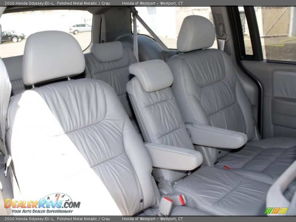 2010 Honda Odyssey EX-L Polished Metal Metallic / Gray Photo #14
