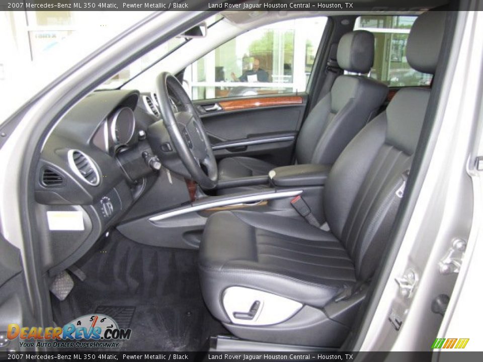 2007 Mercedes-Benz ML 350 4Matic Pewter Metallic / Black Photo #2