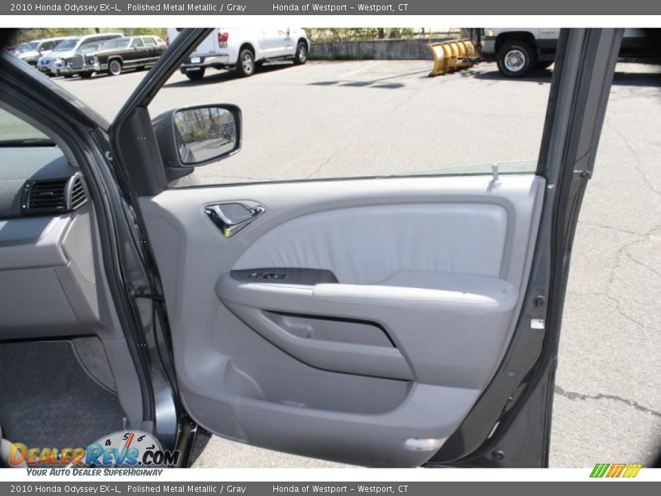 2010 Honda Odyssey EX-L Polished Metal Metallic / Gray Photo #24