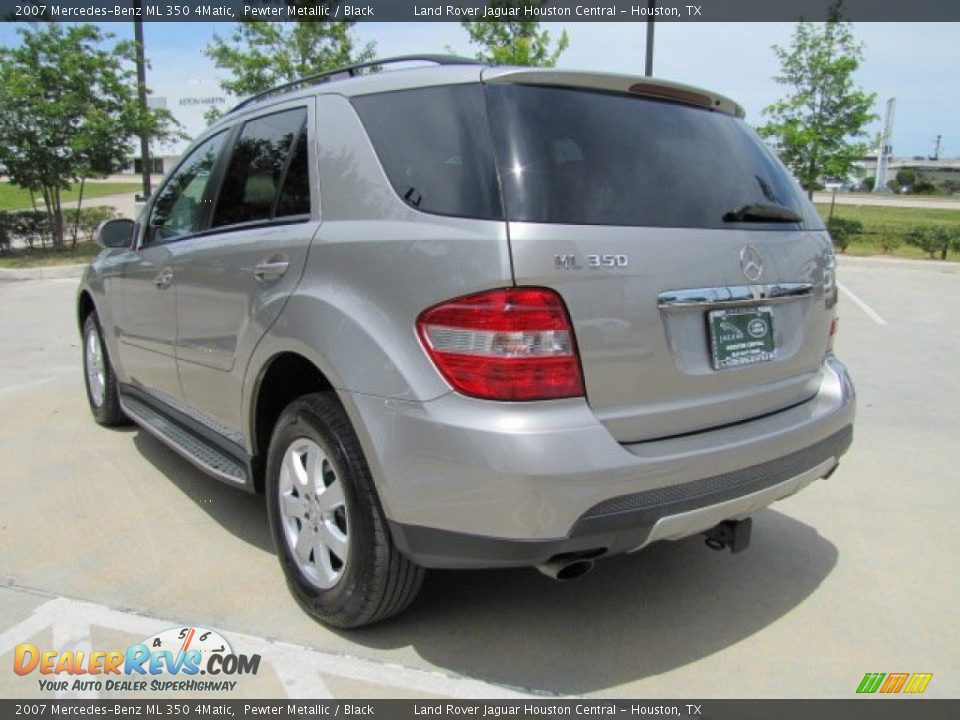 2007 Mercedes-Benz ML 350 4Matic Pewter Metallic / Black Photo #8