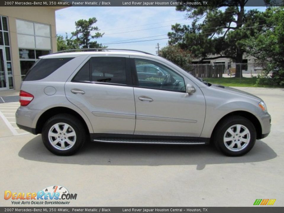 2007 Mercedes-Benz ML 350 4Matic Pewter Metallic / Black Photo #11