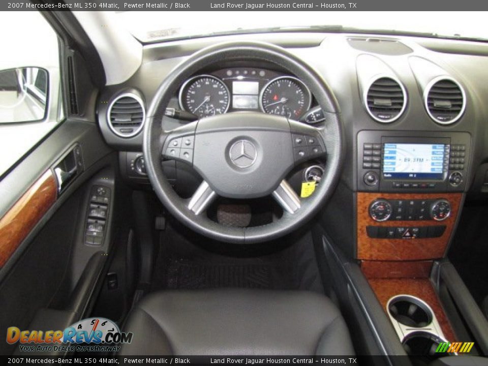2007 Mercedes-Benz ML 350 4Matic Pewter Metallic / Black Photo #13