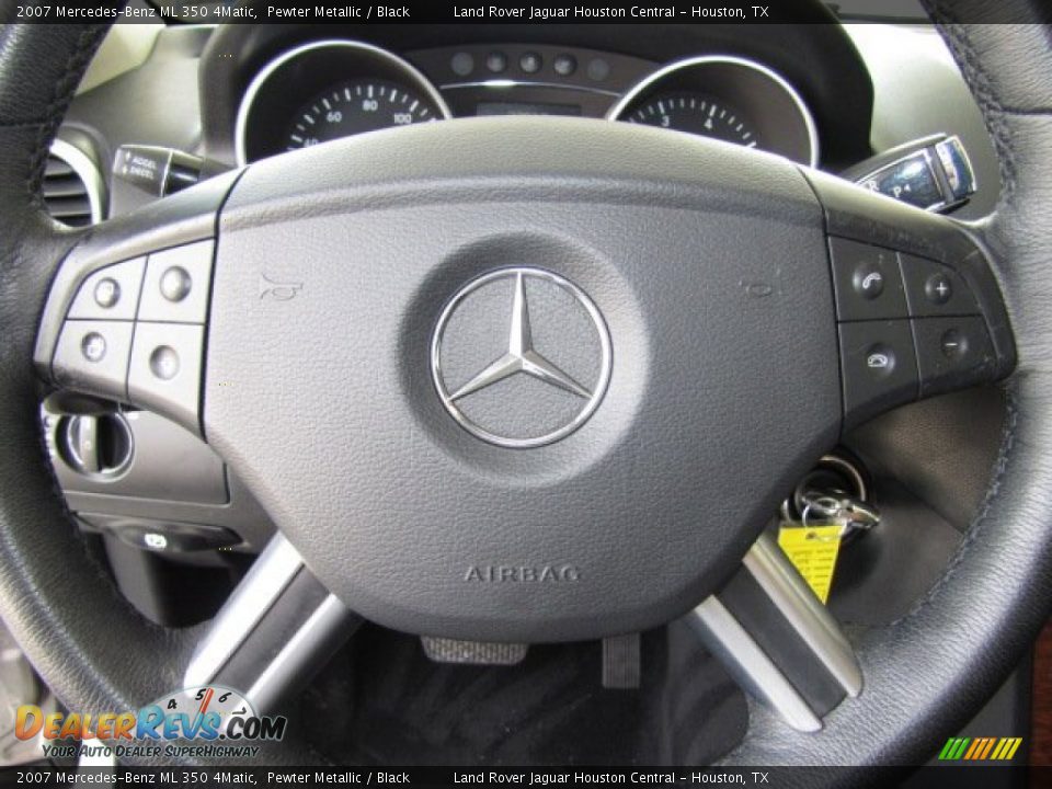 2007 Mercedes-Benz ML 350 4Matic Pewter Metallic / Black Photo #14