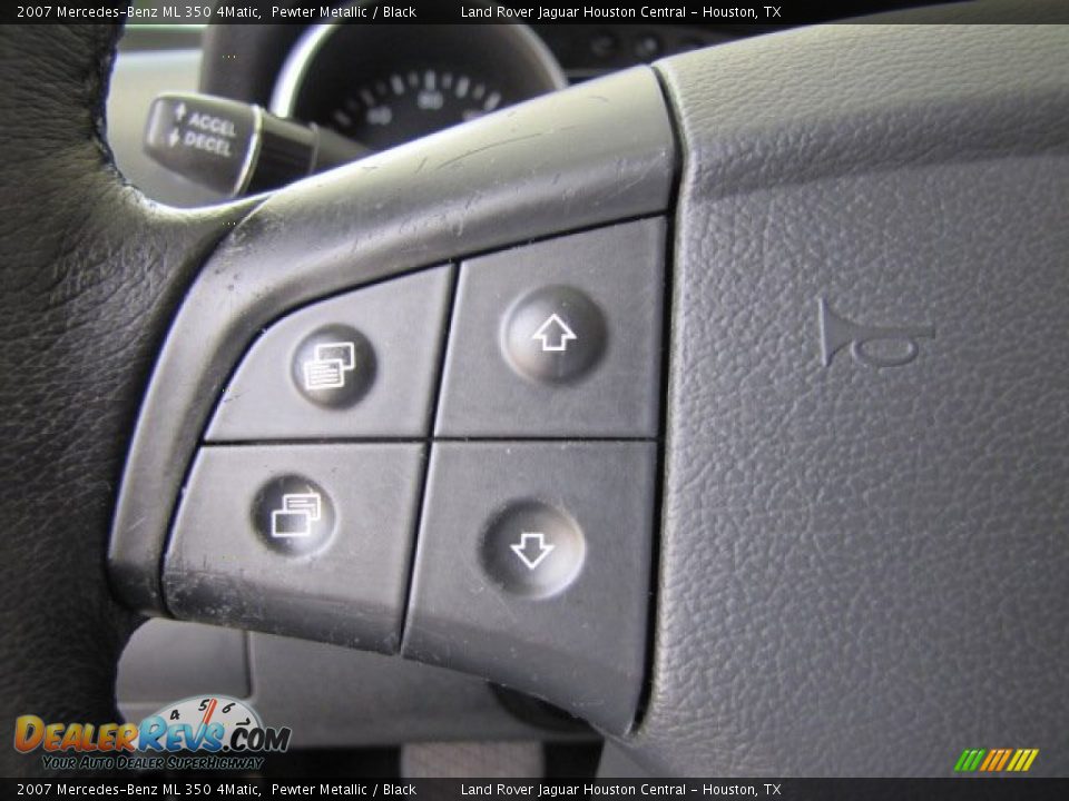 2007 Mercedes-Benz ML 350 4Matic Pewter Metallic / Black Photo #15