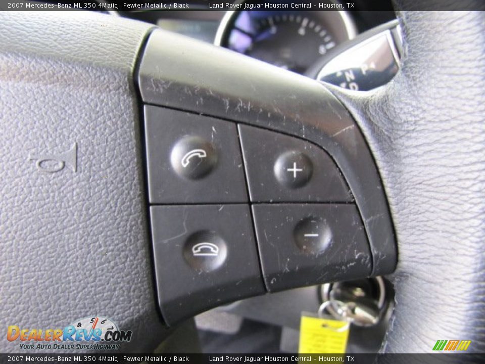 2007 Mercedes-Benz ML 350 4Matic Pewter Metallic / Black Photo #16