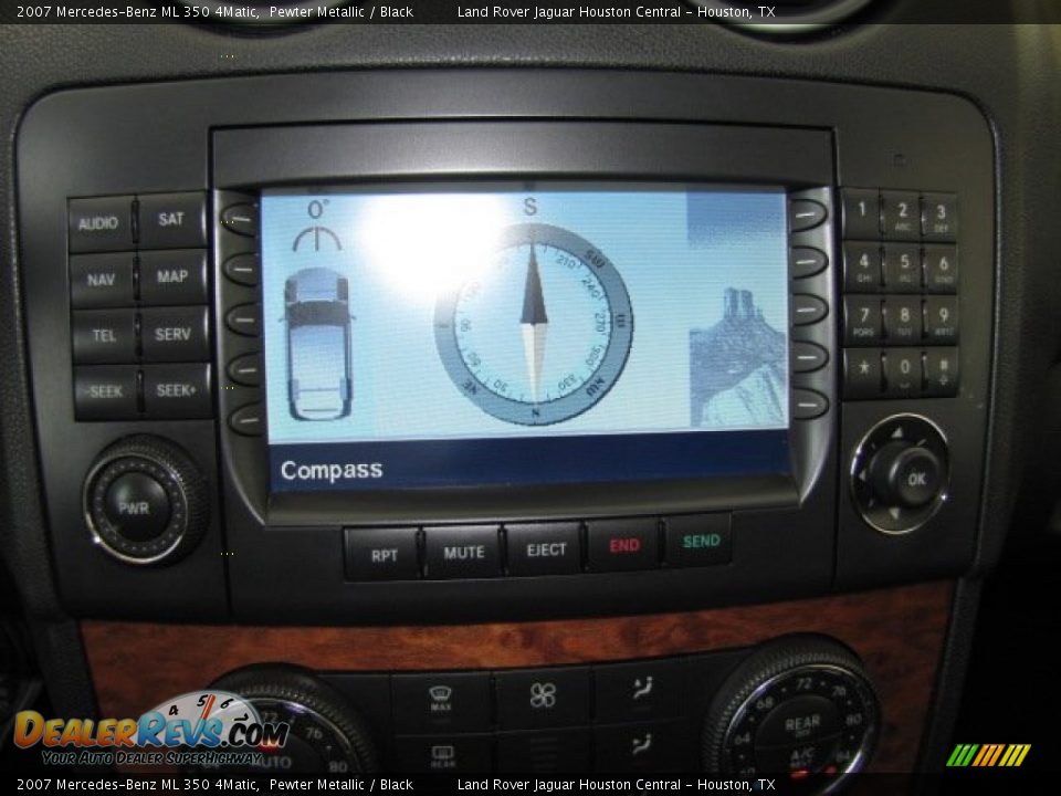 2007 Mercedes-Benz ML 350 4Matic Pewter Metallic / Black Photo #20