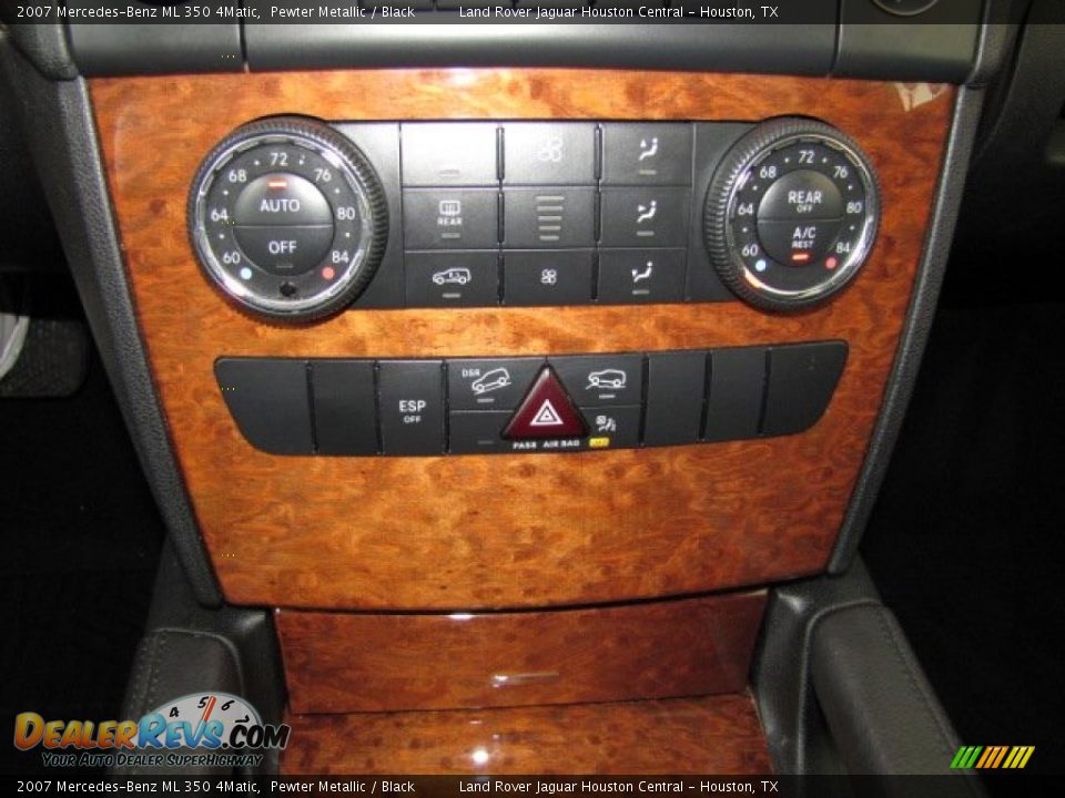 2007 Mercedes-Benz ML 350 4Matic Pewter Metallic / Black Photo #21