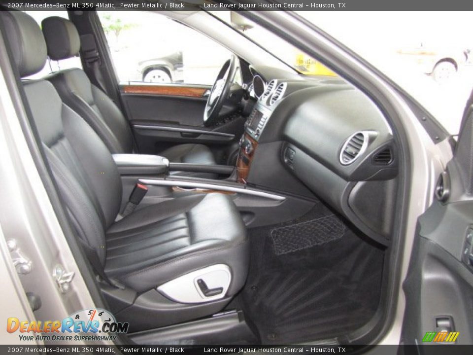 2007 Mercedes-Benz ML 350 4Matic Pewter Metallic / Black Photo #24