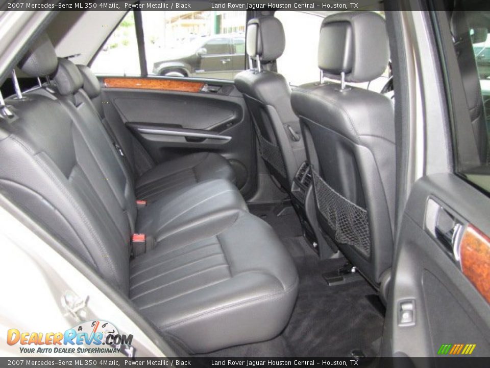 2007 Mercedes-Benz ML 350 4Matic Pewter Metallic / Black Photo #26