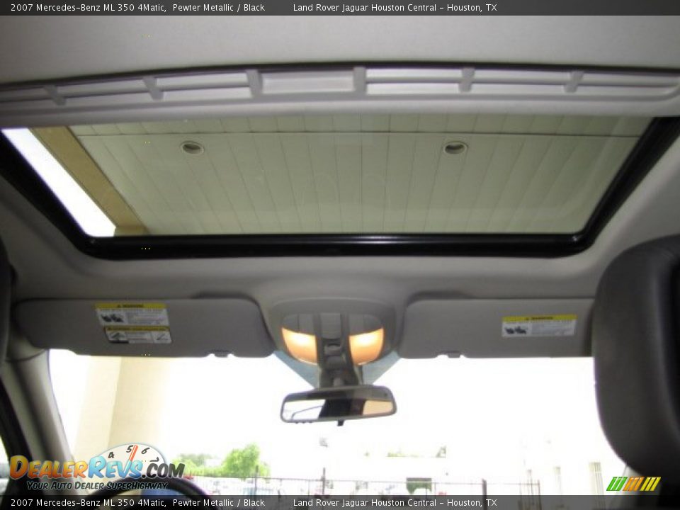2007 Mercedes-Benz ML 350 4Matic Pewter Metallic / Black Photo #34