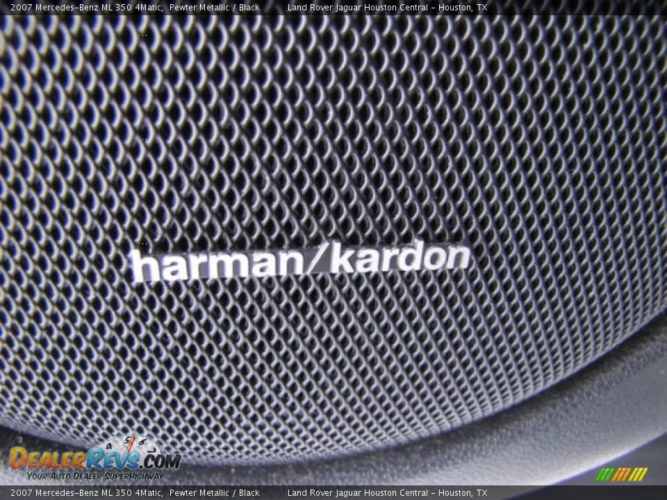 2007 Mercedes-Benz ML 350 4Matic Pewter Metallic / Black Photo #35