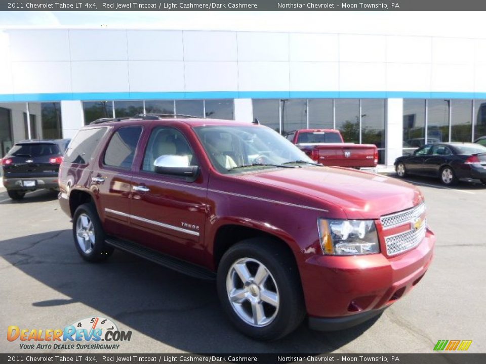 2011 Chevrolet Tahoe LT 4x4 Red Jewel Tintcoat / Light Cashmere/Dark Cashmere Photo #1