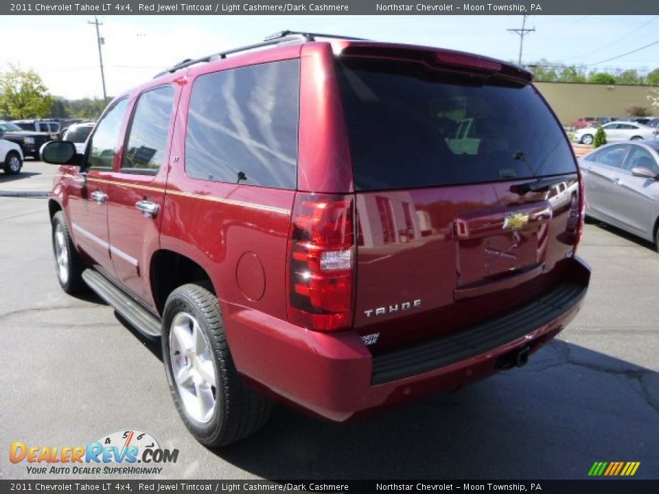 2011 Chevrolet Tahoe LT 4x4 Red Jewel Tintcoat / Light Cashmere/Dark Cashmere Photo #5