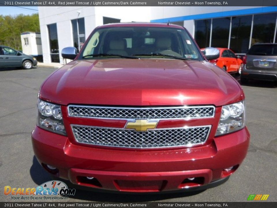 2011 Chevrolet Tahoe LT 4x4 Red Jewel Tintcoat / Light Cashmere/Dark Cashmere Photo #8