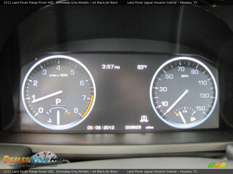 2011 Land Rover Range Rover HSE Stornoway Grey Metallic / Jet Black/Jet Black Photo #15