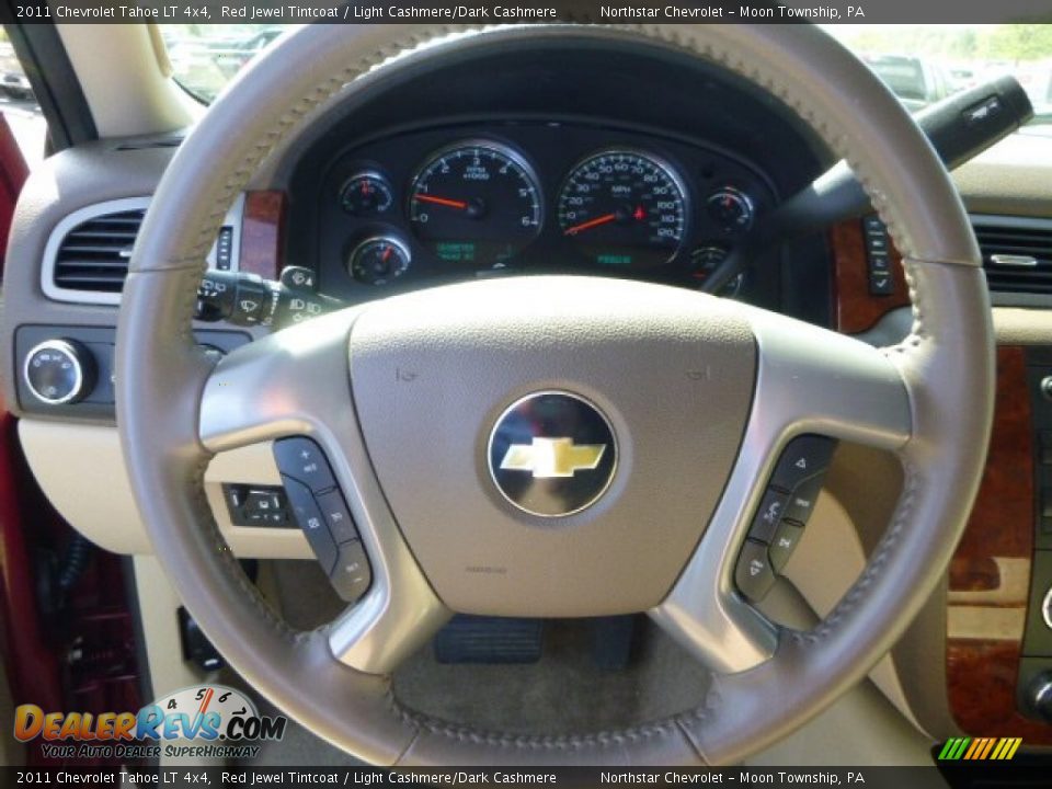 2011 Chevrolet Tahoe LT 4x4 Red Jewel Tintcoat / Light Cashmere/Dark Cashmere Photo #17