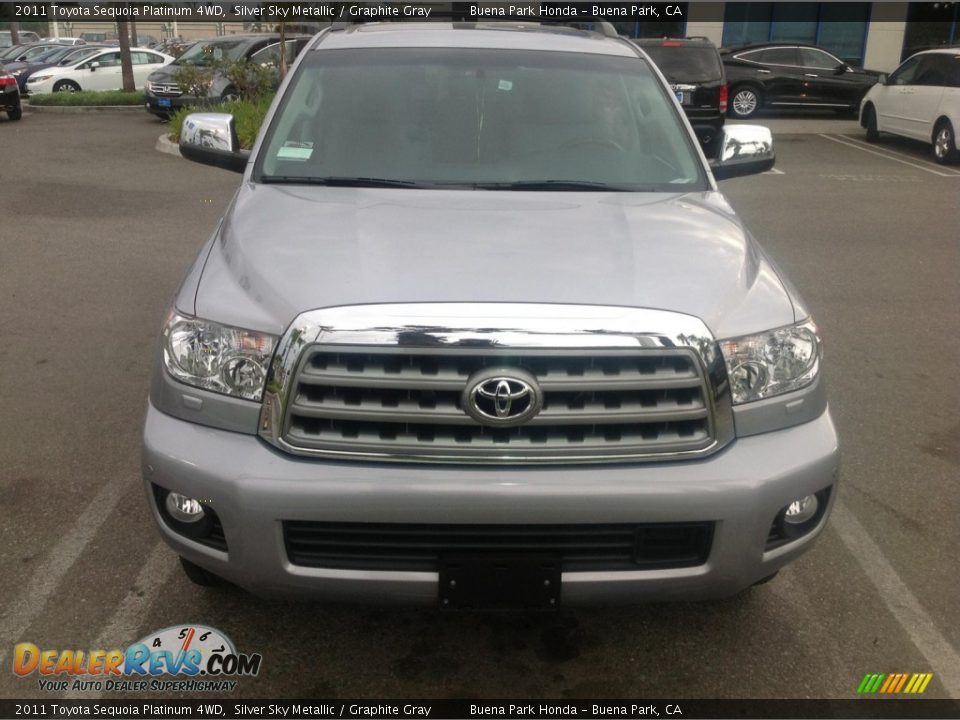 2011 Toyota Sequoia Platinum 4WD Silver Sky Metallic / Graphite Gray Photo #1