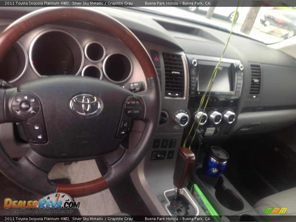 2011 Toyota Sequoia Platinum 4WD Silver Sky Metallic / Graphite Gray Photo #5