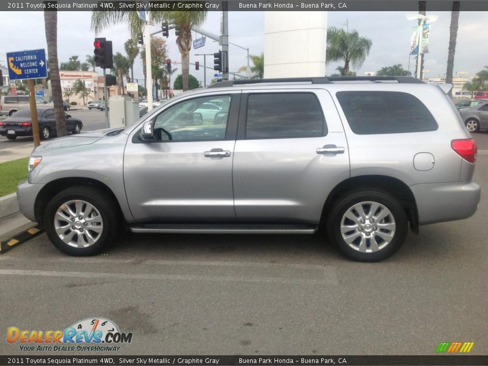Silver Sky Metallic 2011 Toyota Sequoia Platinum 4WD Photo #8