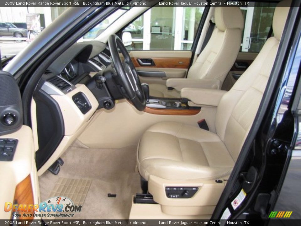 2008 Land Rover Range Rover Sport HSE Buckingham Blue Metallic / Almond Photo #2