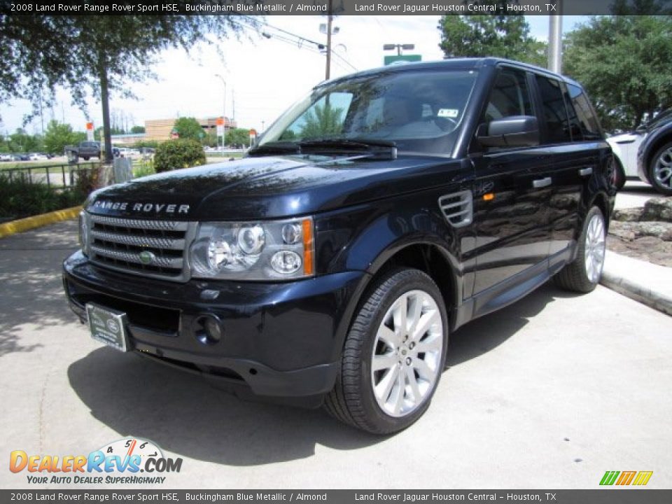 2008 Land Rover Range Rover Sport HSE Buckingham Blue Metallic / Almond Photo #5