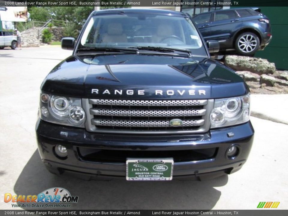 2008 Land Rover Range Rover Sport HSE Buckingham Blue Metallic / Almond Photo #6
