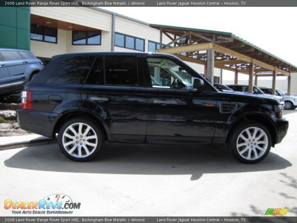2008 Land Rover Range Rover Sport HSE Buckingham Blue Metallic / Almond Photo #11