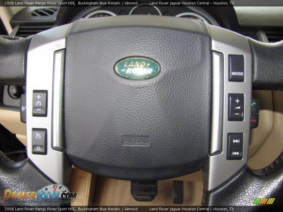 2008 Land Rover Range Rover Sport HSE Buckingham Blue Metallic / Almond Photo #14